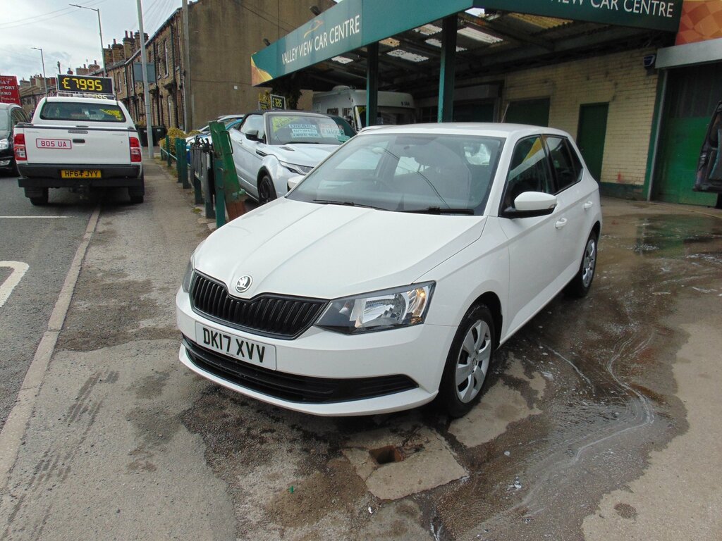 Skoda Fabia 1.0 S Hatchback Euro 6 Ss 60 DK17XVV White #2
