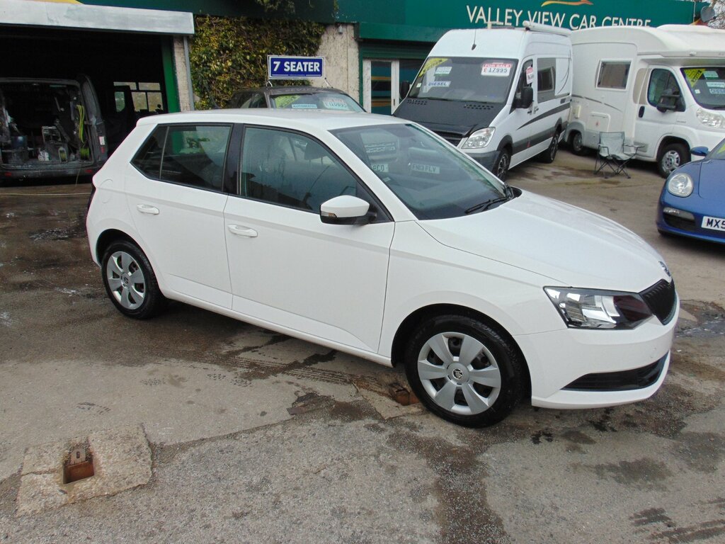 Skoda Fabia 1.0 S Hatchback Euro 6 Ss 60 White
