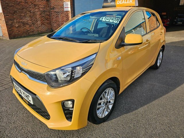 Kia Picanto 2024 1.0 Dpi 2 Hatchback Amt Euro 6 S NU24YHC Yellow #2
