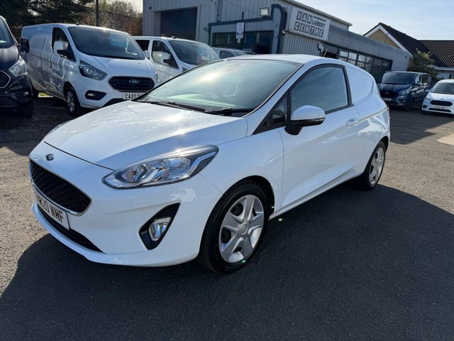 Ford Fiesta Tdci Car Derived Van White