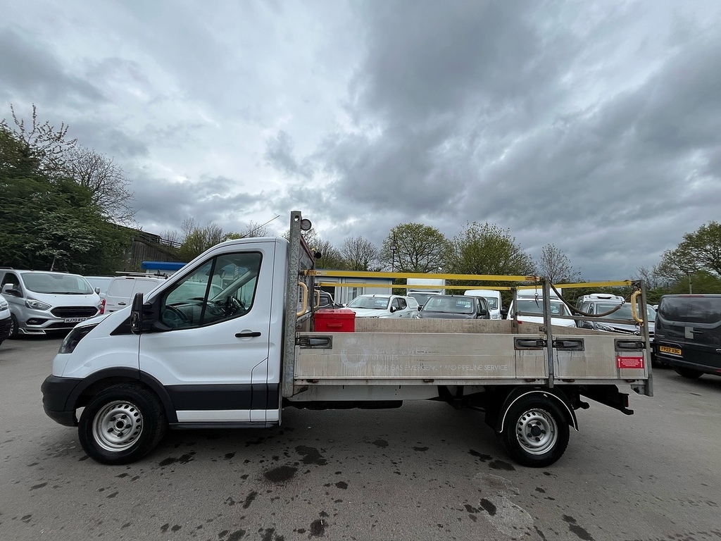Ford Transit Custom 2.0 350 Ecoblue Chassis Cab Rwd YH69KXR White #5