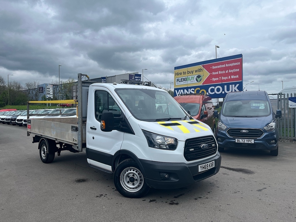 Ford Transit Custom 2.0 350 Ecoblue Chassis Cab Rwd YH69KXR White #4