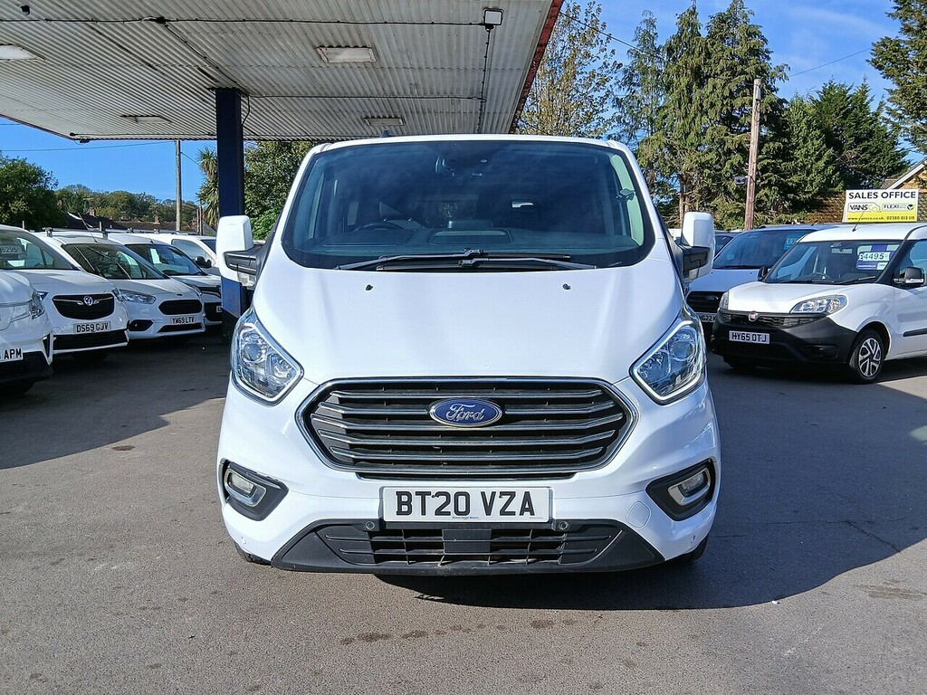 Ford Tourneo Custom 2.0 320 Ecoblue Zetec Minibus Double Cab Diese BT20VZA White #2
