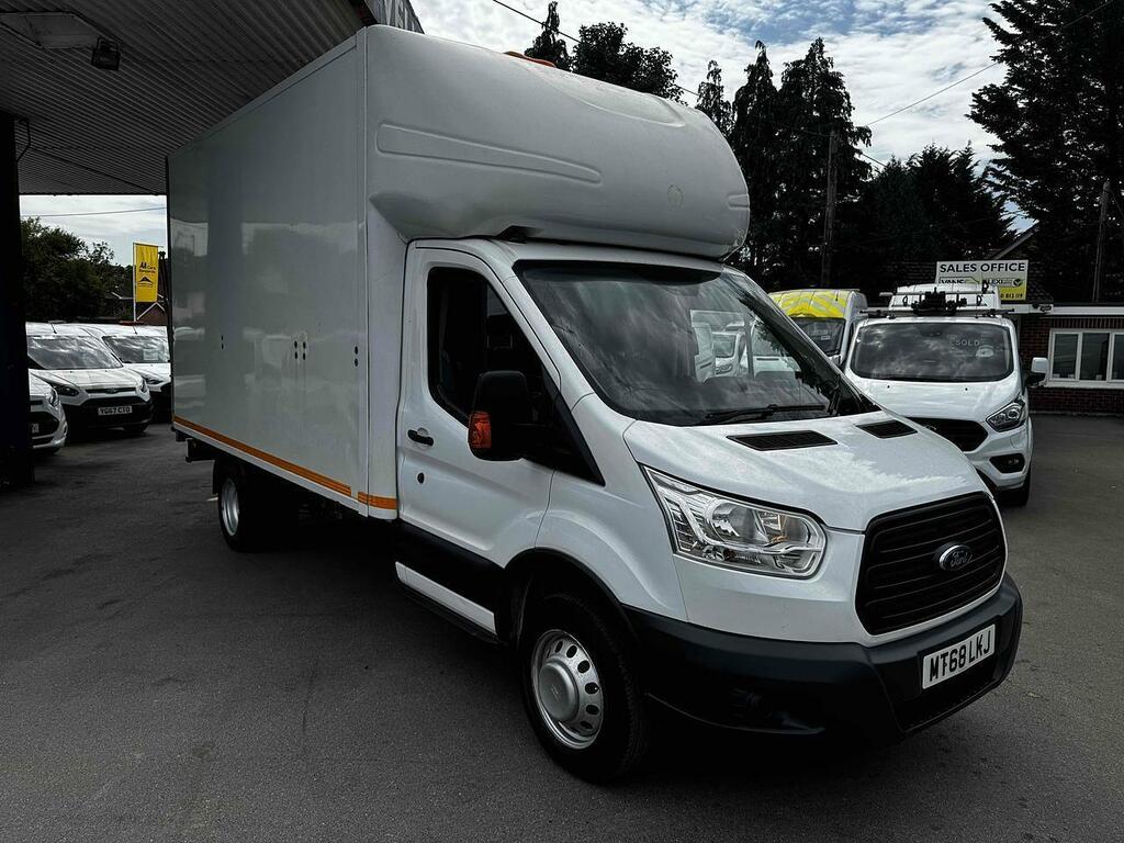 Ford Transit Custom 350 Ecoblue Luton 2.0 2.0 Luton MT68LKJ White #6