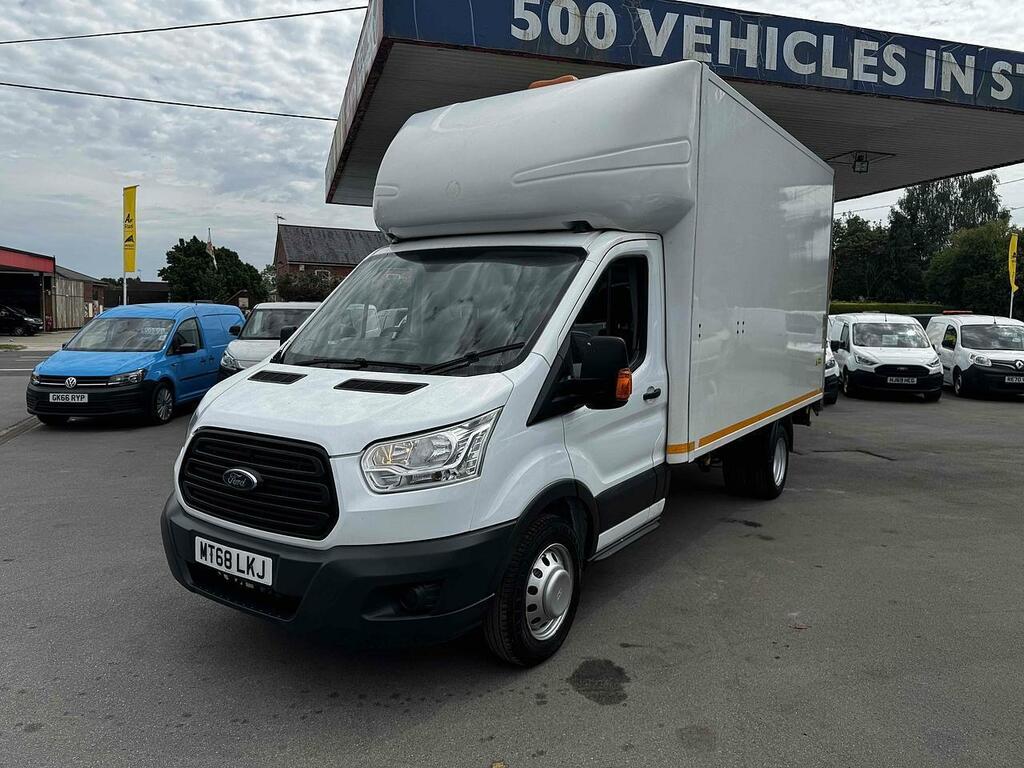 Ford Transit Custom 350 Ecoblue Luton 2.0 2.0 Luton MT68LKJ White #3