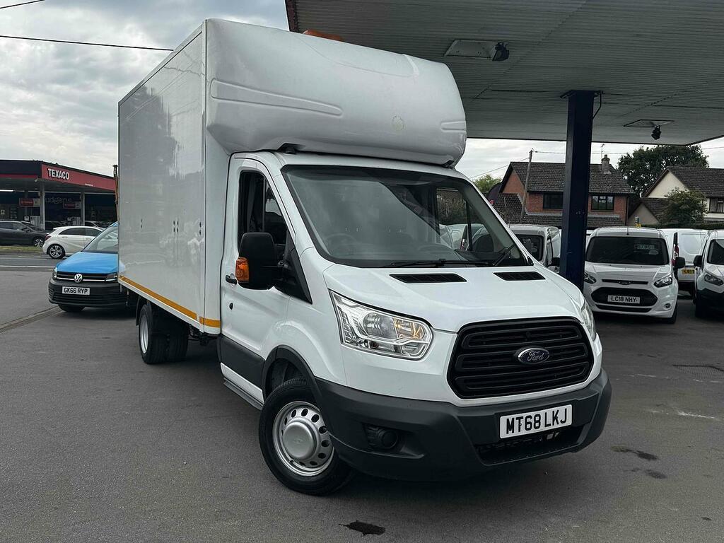 Ford Transit Custom 350 Ecoblue Luton 2.0 2.0 Luton MT68LKJ White #4