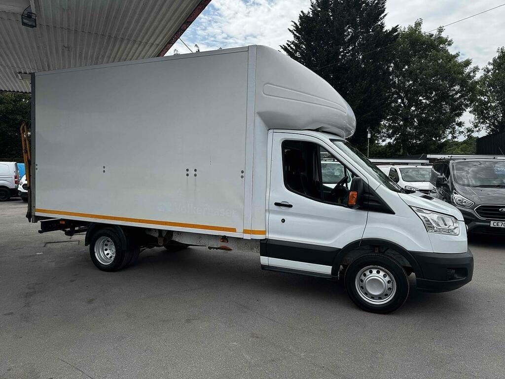 Ford Transit Custom 350 Ecoblue Luton 2.0 2.0 Luton MT68LKJ White #5