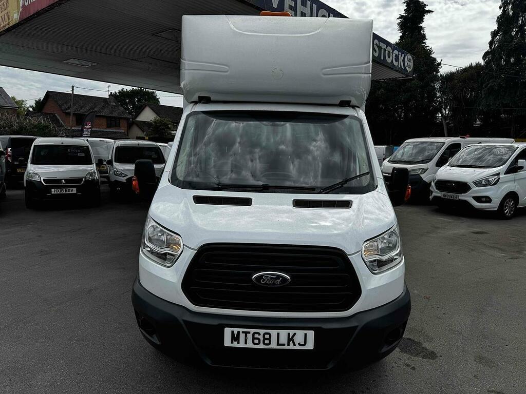 Ford Transit Custom 350 Ecoblue Luton 2.0 2.0 Luton MT68LKJ White #2