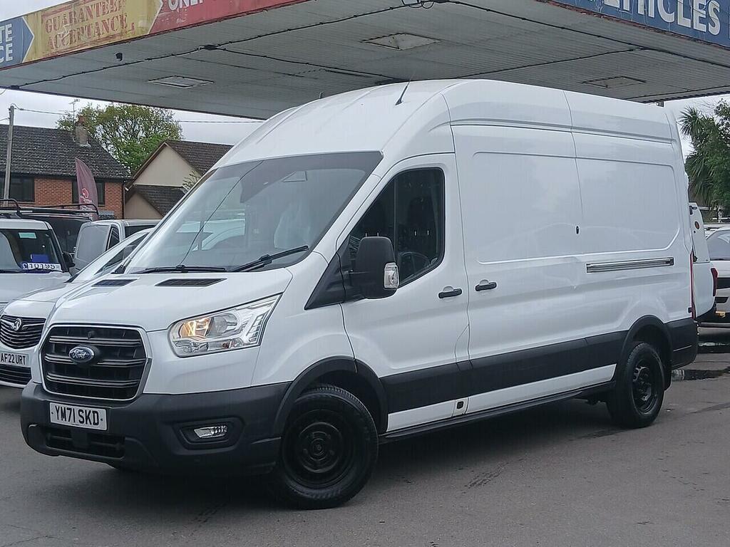 Ford Transit Custom 2.0 350 Ecoblue Trend Panel Van YM71SKD White #3