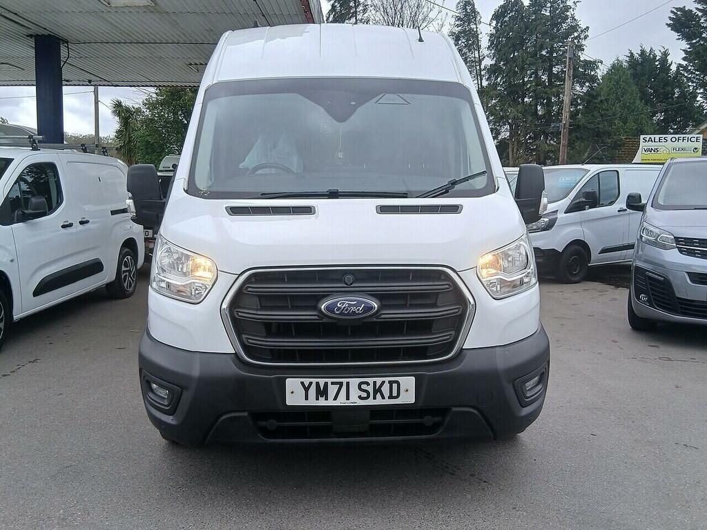 Ford Transit Custom 2.0 350 Ecoblue Trend Panel Van YM71SKD White #2