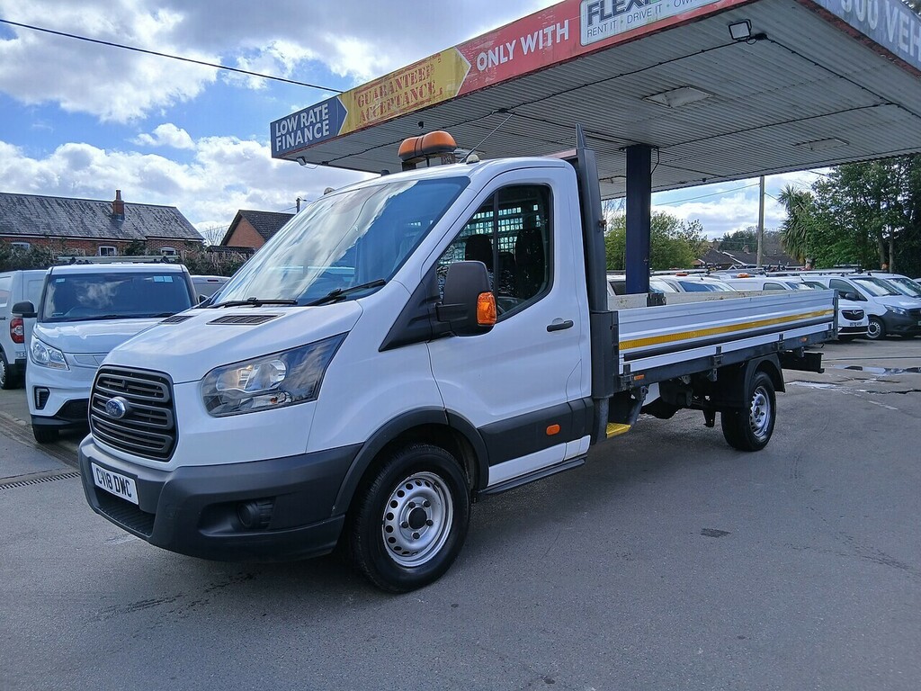 Ford Transit Custom 2.0 350 Ecoblue Chassis Cab Rwd CV18DWC White #5