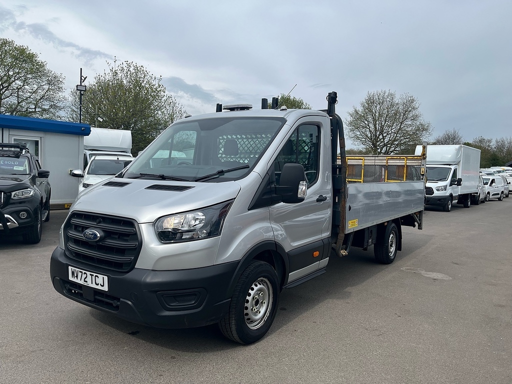 Ford Transit Custom 350 Ecoblue Leader Dropside 2.0 2.0 WV72TCJ Silver #3