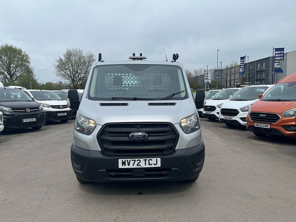 Ford Transit Custom 350 Ecoblue Leader Dropside 2.0 2.0 WV72TCJ Silver #2