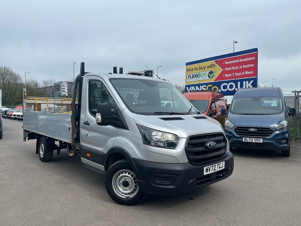 Ford Transit Custom 350 Ecoblue Leader Dropside 2.0 2.0 WV72TCJ Silver #4