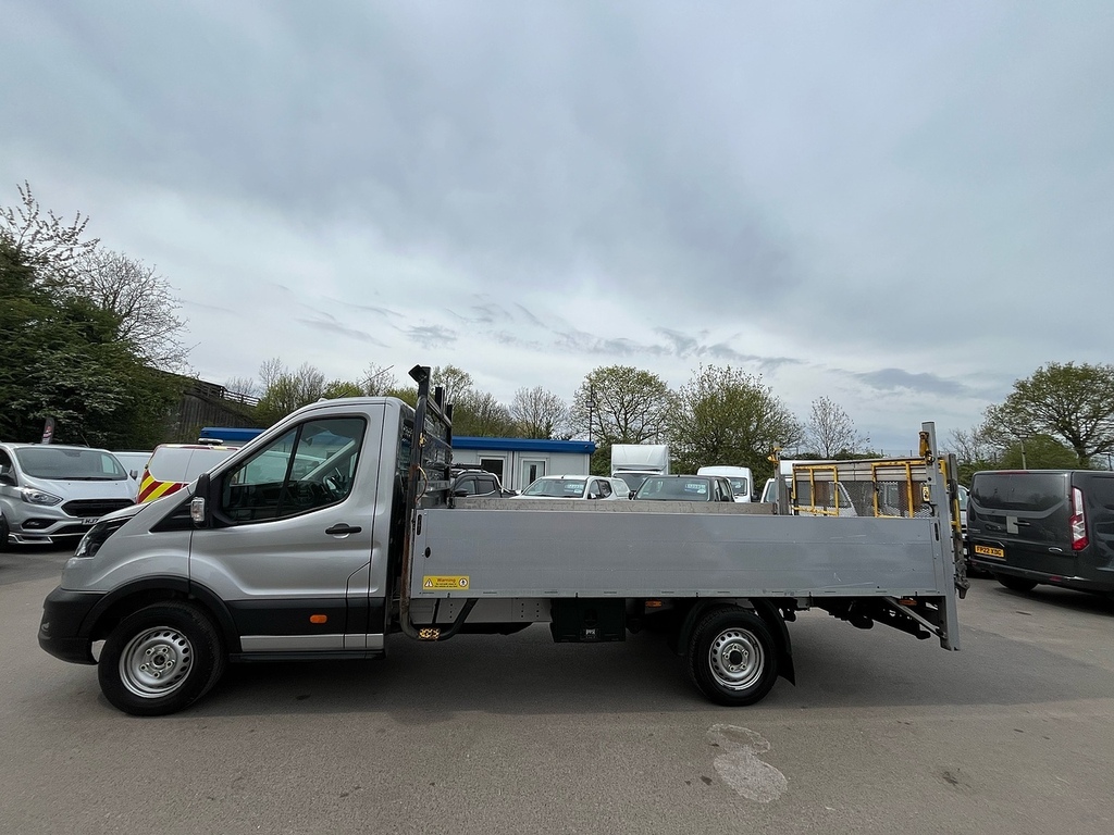 Ford Transit Custom 350 Ecoblue Leader Dropside 2.0 2.0 WV72TCJ Silver #5