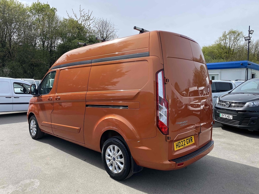 Ford Transit Custom 2.0 340 Ecoblue Limited Panel Van Manua HD22GVR Orange #5
