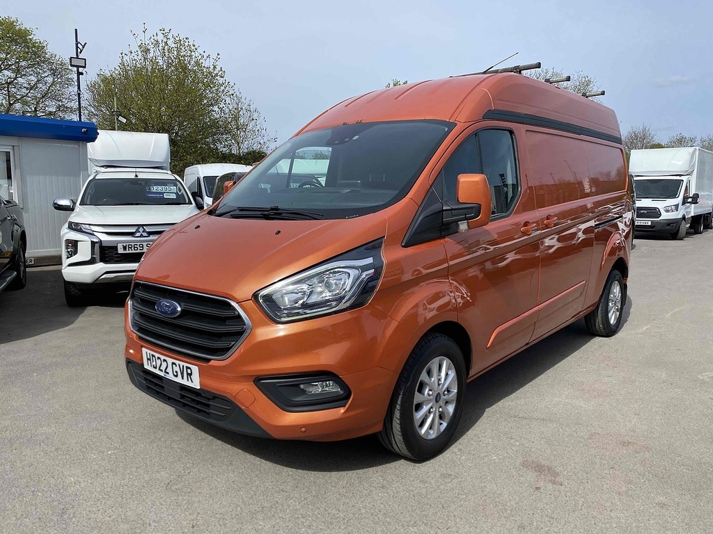 Ford Transit Custom 2.0 340 Ecoblue Limited Panel Van Manua HD22GVR Orange #3