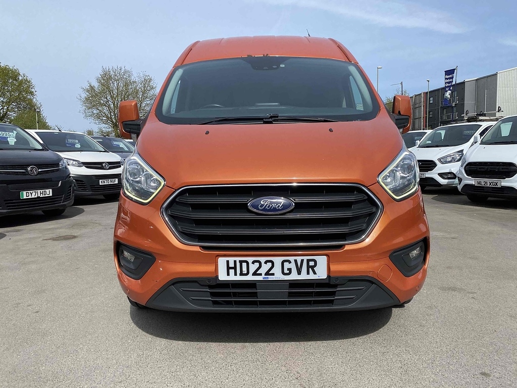Ford Transit Custom 2.0 340 Ecoblue Limited Panel Van Manua HD22GVR Orange #2