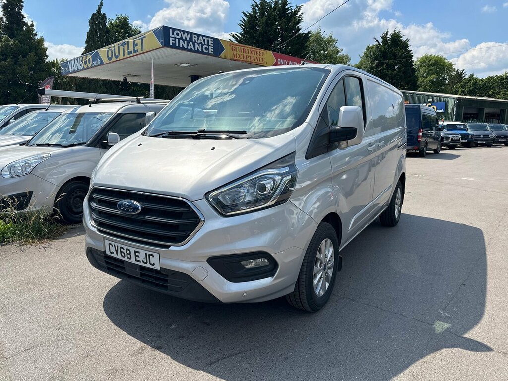 Ford Transit Custom 300S Limited L1h1 Pv Ecoblue 2.0 Panel Van Ma CV68EJC Silver #2