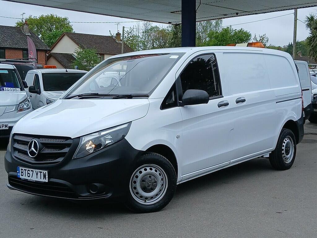 Mercedes-Benz Vito 1.6 109 Cdi Panel Van Fwd L1 Eur BT67YTW White #3
