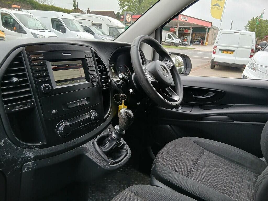 Mercedes-Benz Vito 1.6 109 Cdi Panel Van Fwd L1 Eur BT67YTW White #6