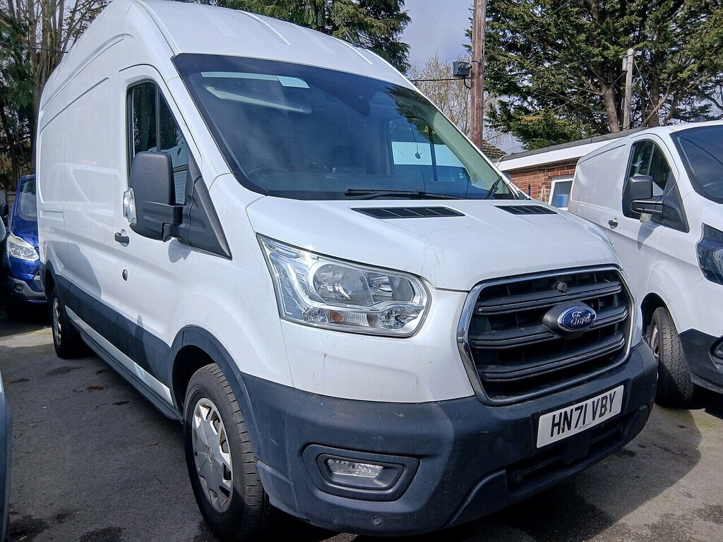 Ford Transit Custom 2.0 350 Ecoblue Trend Panel Van HN71VBY White #2