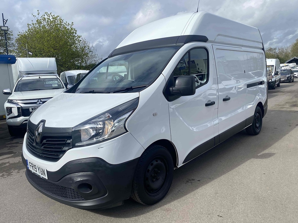 Renault Trafic 1.6 Dci Energy 29 Business Panel Van M FR19YUN White #3