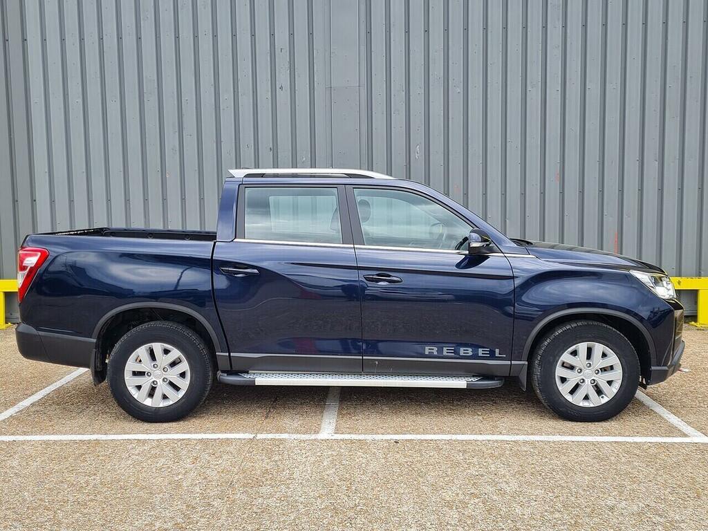 SsangYong Musso 2.2D Rebel Pickup Double Cab 4Wd E VE23CJF Blue #4