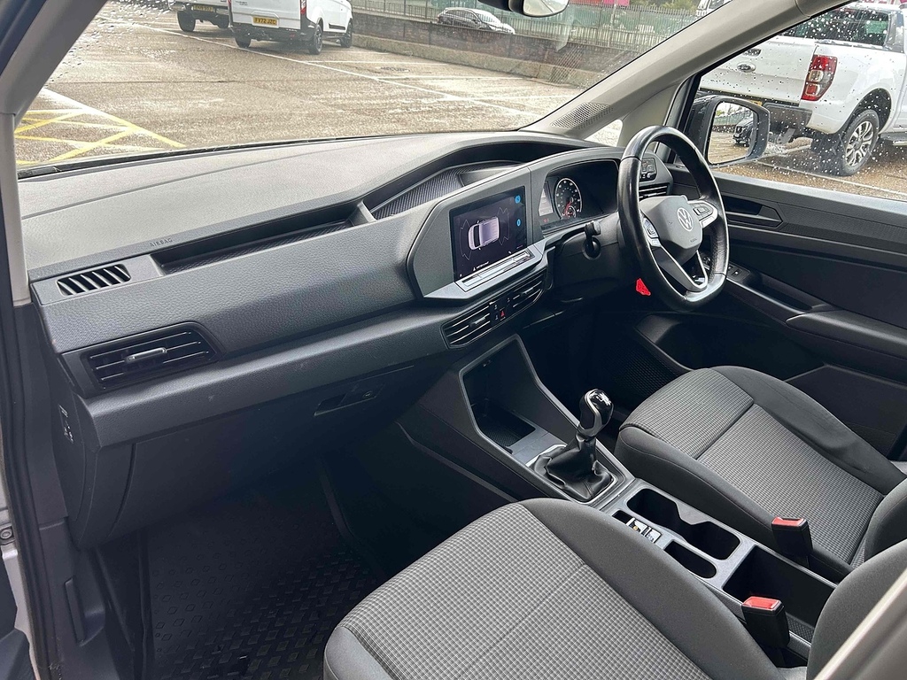 Volkswagen Caddy 2.0 Tdi C20 Commerce Pro Panel Van Manu DK22CYA Silver #5