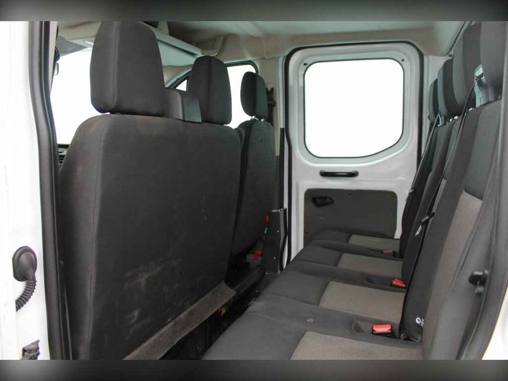 Ford Transit Custom 2.0 350 Ecoblue Leader Chassis Double Cab Dies MJ23ETA White #6