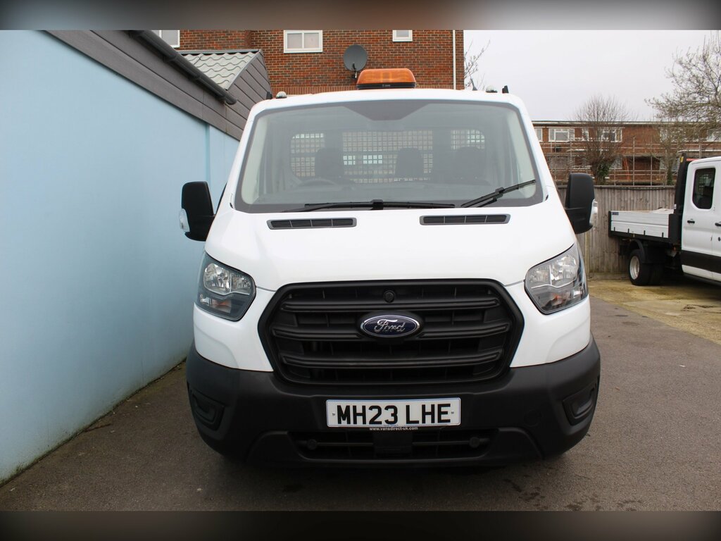 Ford Transit Custom 2.0 350 Ecoblue Hd Leader Chassis Cab M MH23LHE White #2