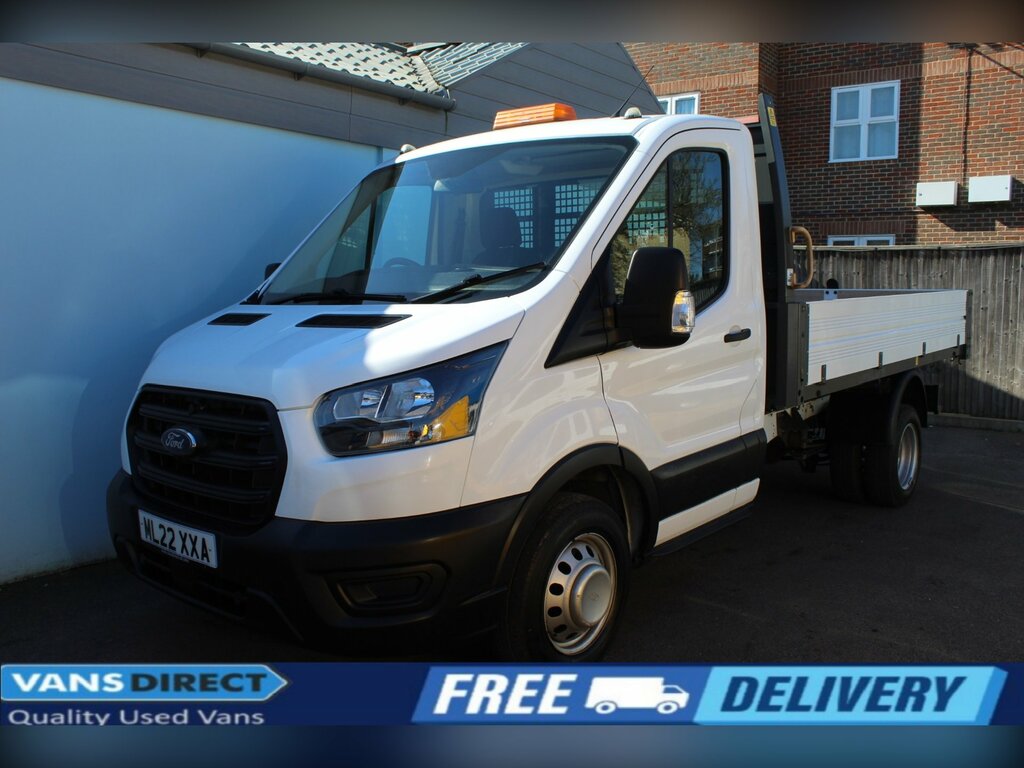 Ford Transit Custom 2.0 350 Ecoblue Hd Leader Chassis Cab M White