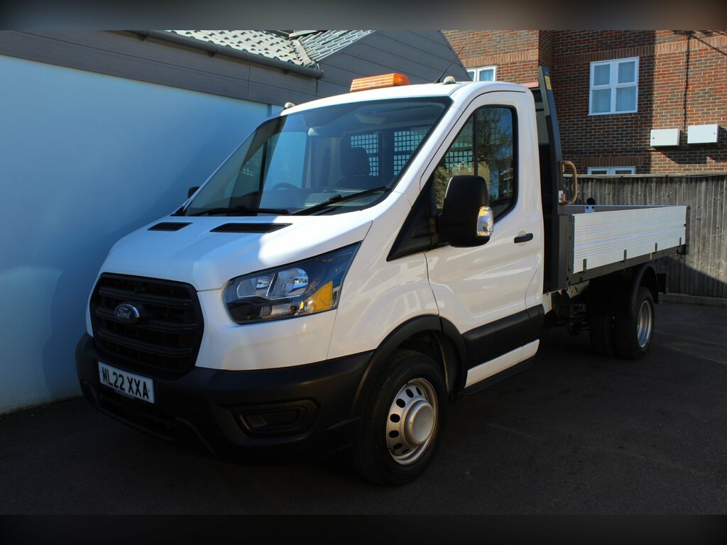 Ford Transit Custom 2.0 350 Ecoblue Hd Leader Chassis Cab M ML22XXA White #5