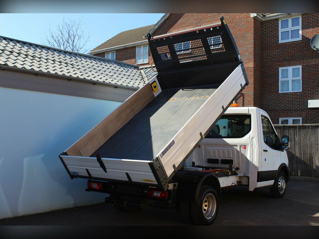 Ford Transit Custom 2.0 350 Ecoblue Hd Leader Chassis Cab M ML22XXA White #2