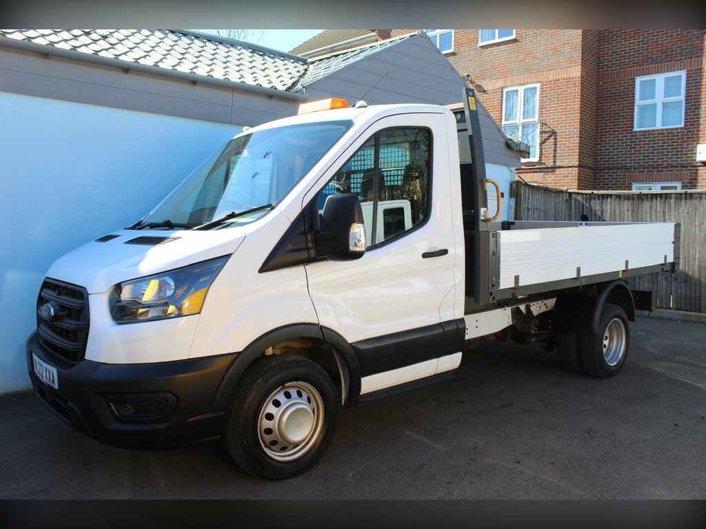 Ford Transit Custom 2.0 350 Ecoblue Hd Leader Chassis Cab M ML22XXA White #6