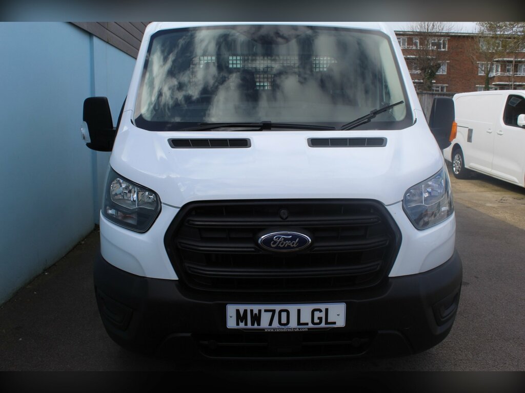 Ford Transit Custom 2.0 350 Ecoblue Leader Chassis Double Cab Dies MW70LGL White #2