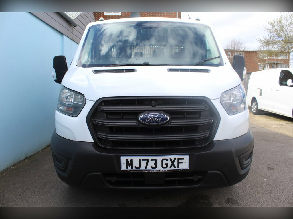 Ford Transit Custom 2.0 350 Ecoblue Leader Chassis Double Cab Dies MJ73GXF White #3