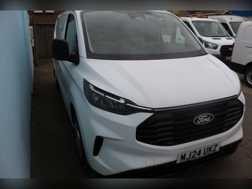 Ford Transit Custom 2.0 300 Ecoblue Trend Panel Van MJ24UKZ White #4