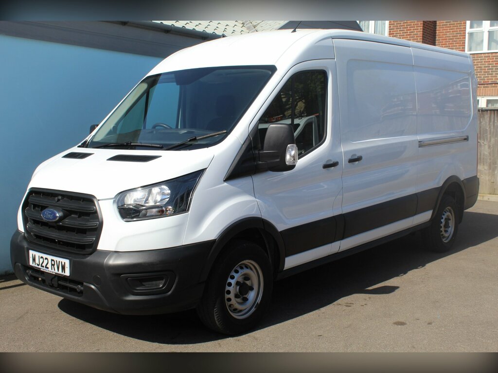 Ford Transit Custom 2.0 350 Ecoblue Leader Panel Van MJ22RVW White #3