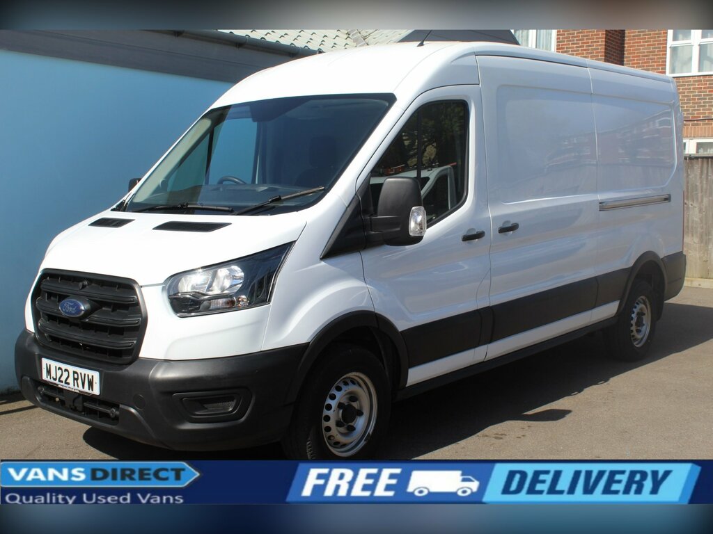 Ford Transit Custom 2.0 350 Ecoblue Leader Panel Van MJ22RVW White