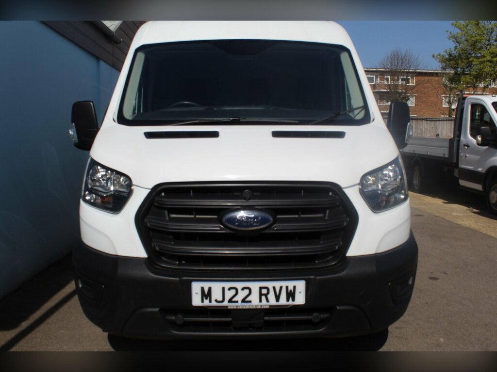 Ford Transit Custom 2.0 350 Ecoblue Leader Panel Van MJ22RVW White #2