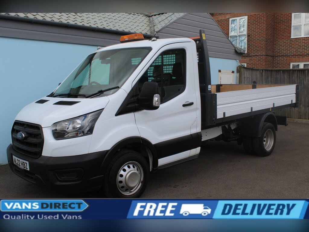 Ford Transit Custom 2.0 350 Ecoblue Hd Leader Chassis Cab M White