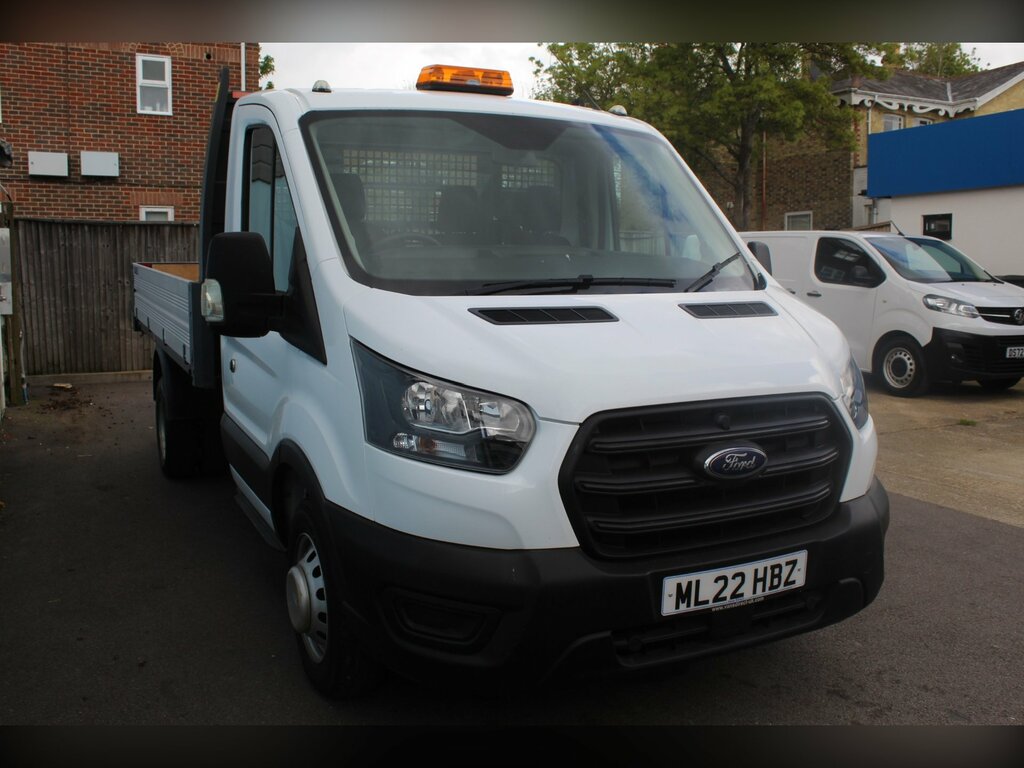 Ford Transit Custom 2.0 350 Ecoblue Hd Leader Chassis Cab M ML22HBZ White #6