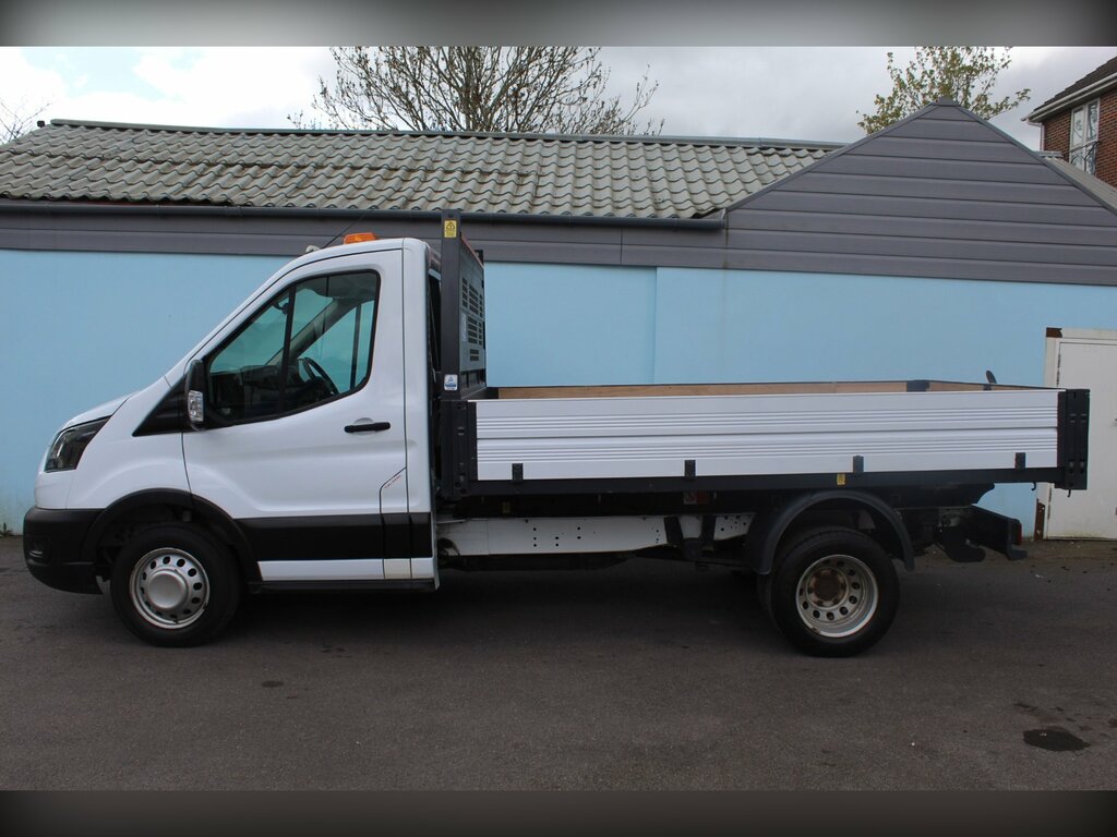 Ford Transit Custom 2.0 350 Ecoblue Hd Leader Chassis Cab M ML22HBZ White #5