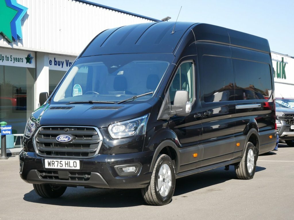 Ford Transit Custom 2L 2.0 350 Ecoblue Limited Panel Van Ma WR75HLO Black
