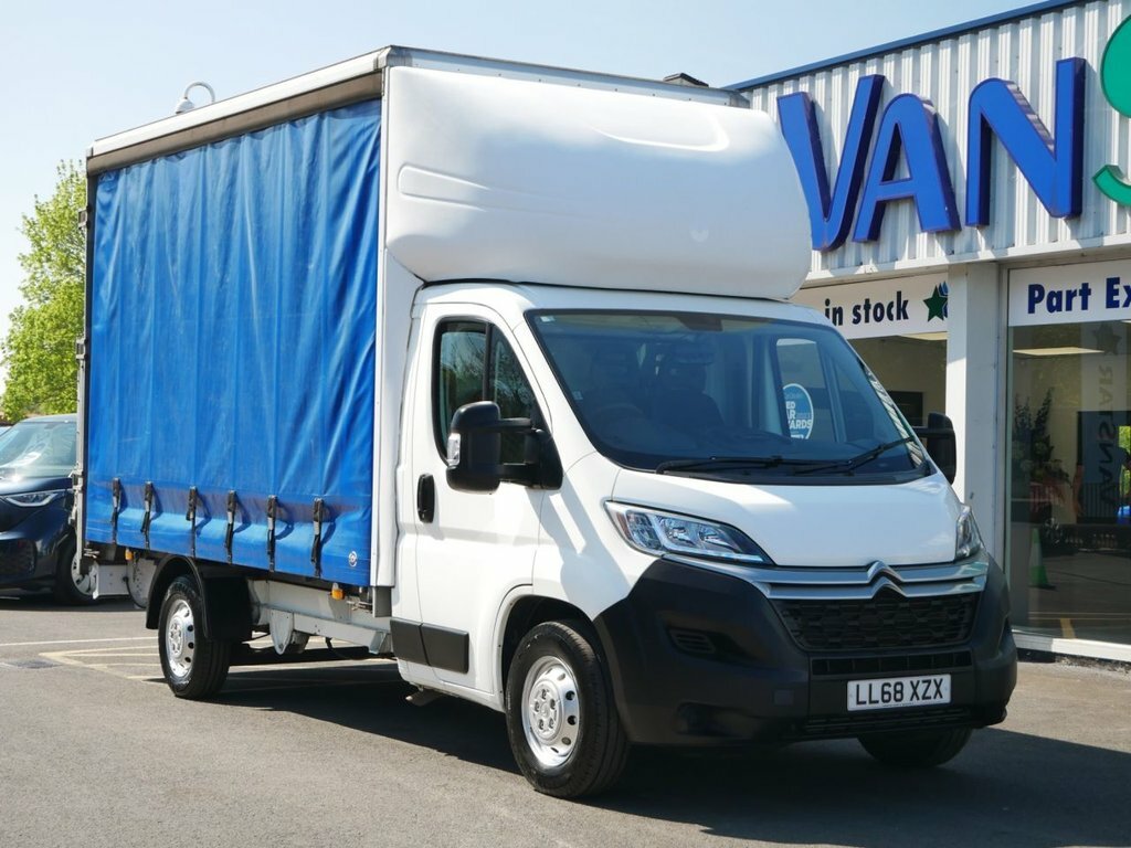 Citroen Relay 2L 2.0 Bluehdi 35 Plus Ready To Run Curtain Side 4 White