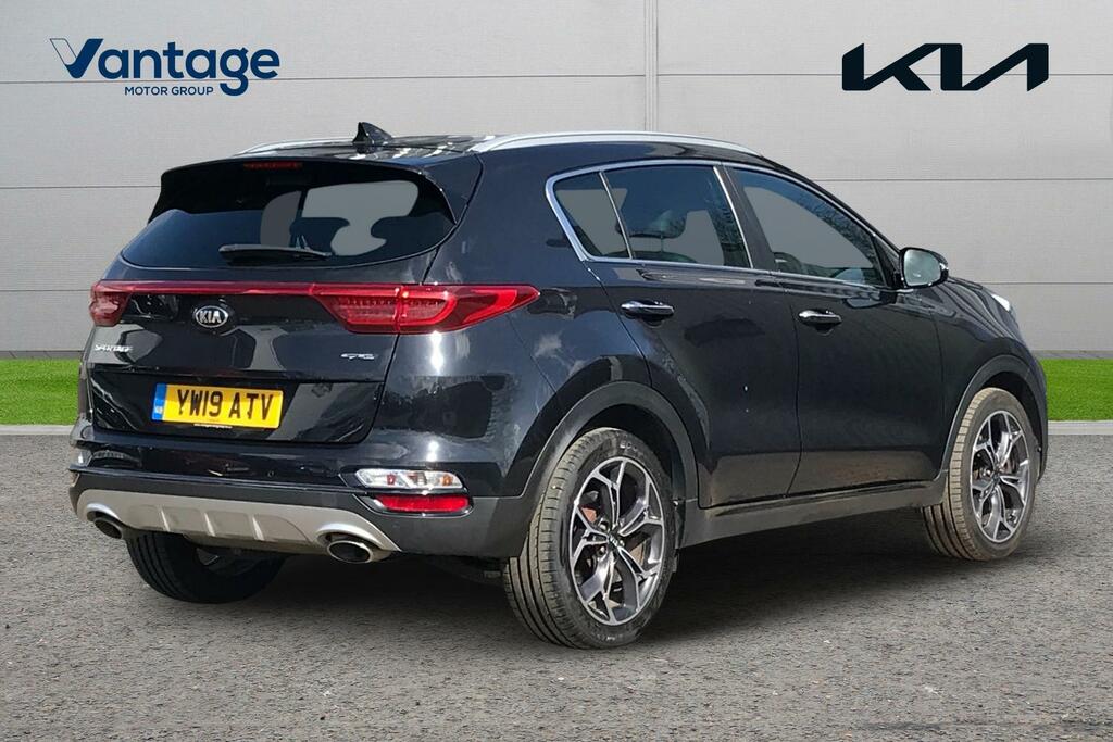 Kia Sportage 1.6 T-gdi Gt-line Euro 6 Ss YW19ATV Black #3