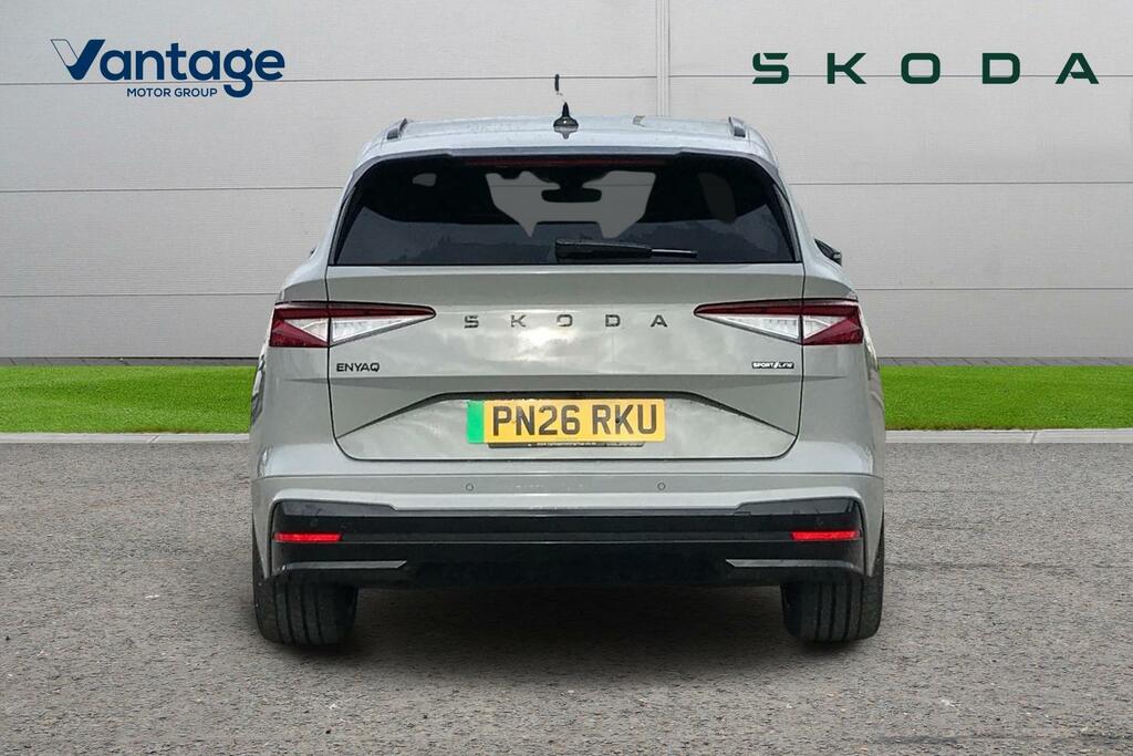 Skoda ENYAQ 210Kw 85X Sportline 82Kwh 4X4 PN26RKU Grey #4
