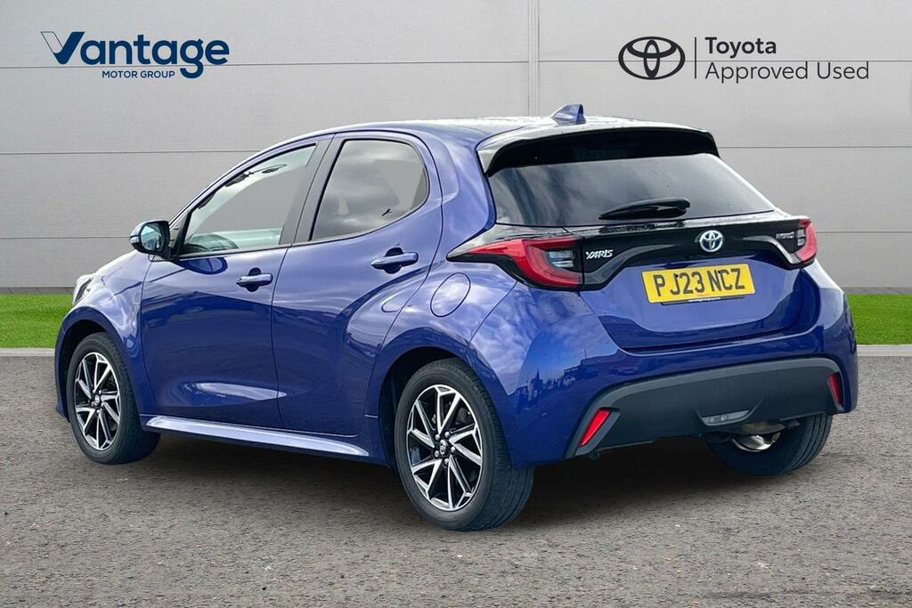 Toyota Yaris 1.5 Vvt-h Design E-cvt Euro 6 Ss PJ23NCZ Blue #4