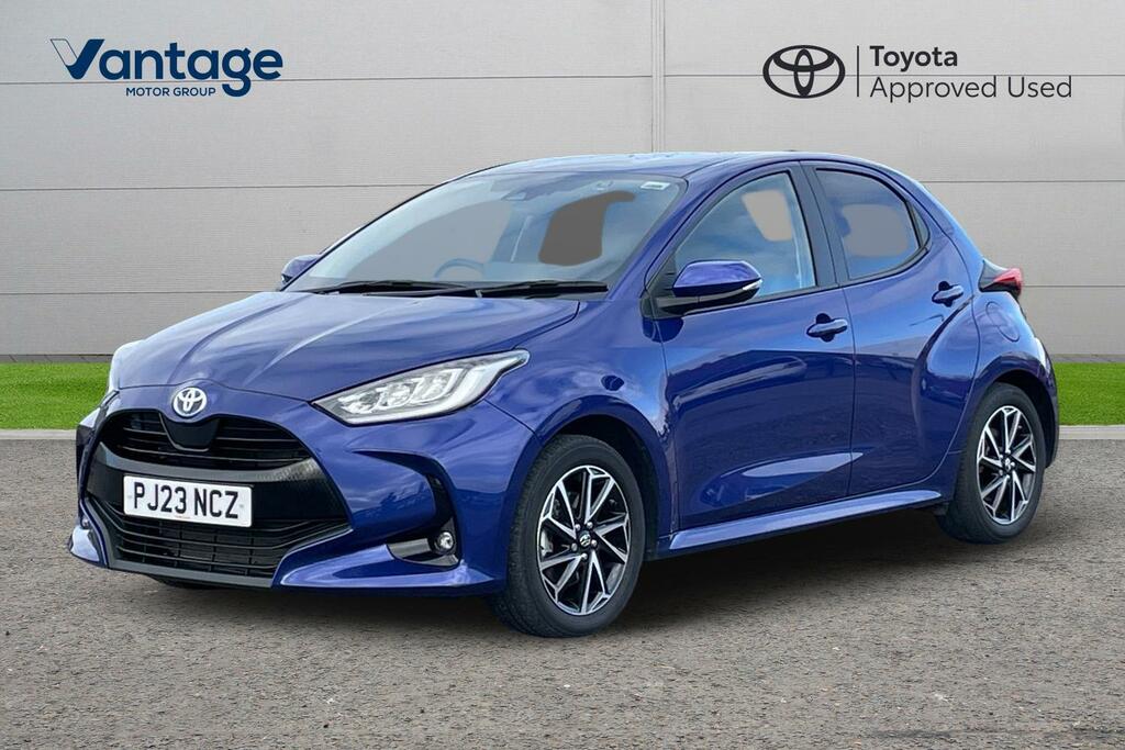 Toyota Yaris 1.5 Vvt-h Design E-cvt Euro 6 Ss PJ23NCZ Blue #3